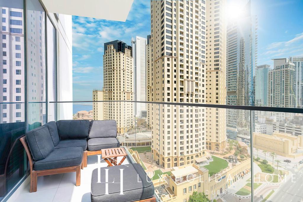 Lux Contemporary Suite With Full Marina View 6 Дубай Екстер'єр фото